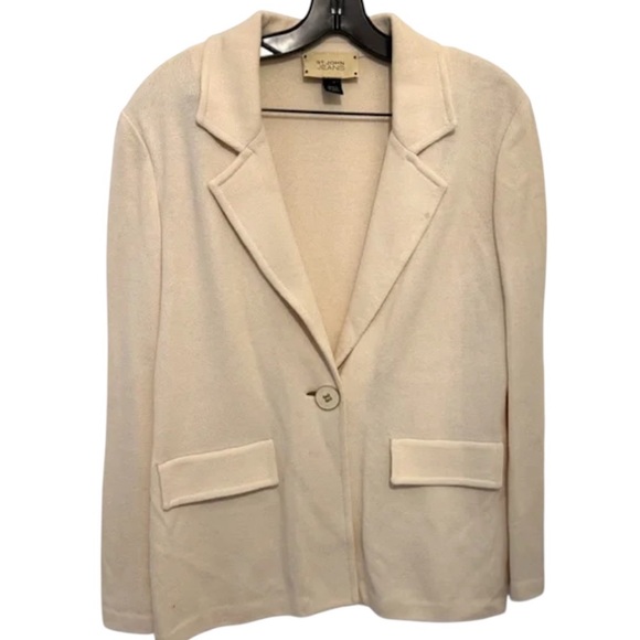 St. John Jackets & Blazers - St. John Cream Blazer Jacket